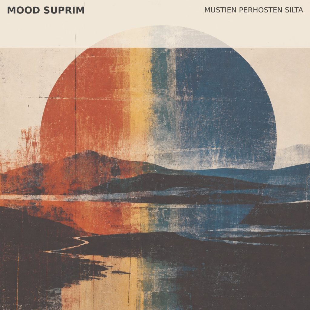 Mood Suprim – Mustien perhosten silta, album cover